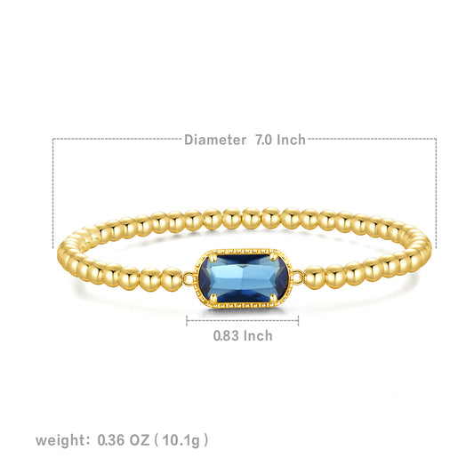 September·Dark Blue Bracelet·Birthstone Bracelet