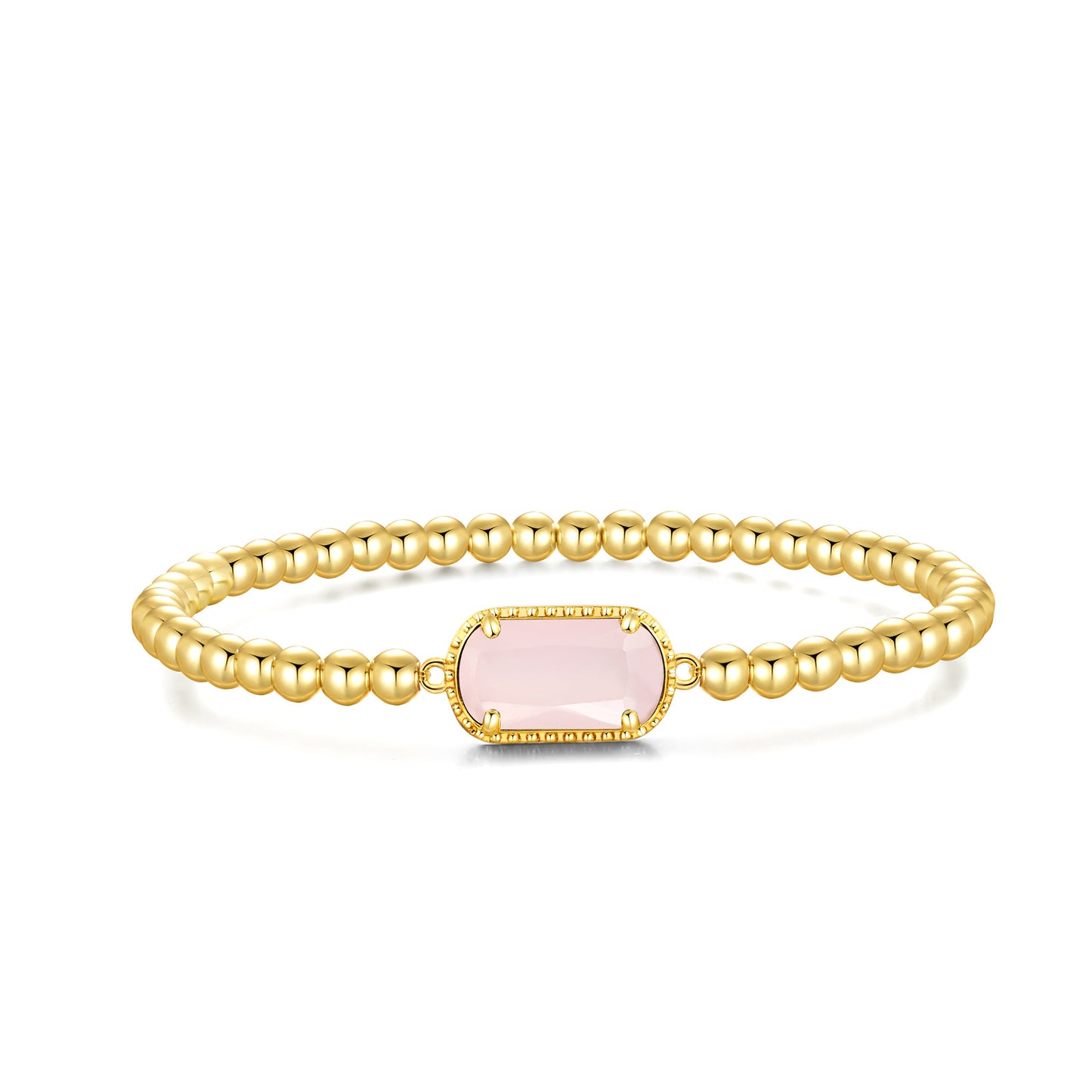 October·Light Pink Bracelet·Birthstone Bracelet