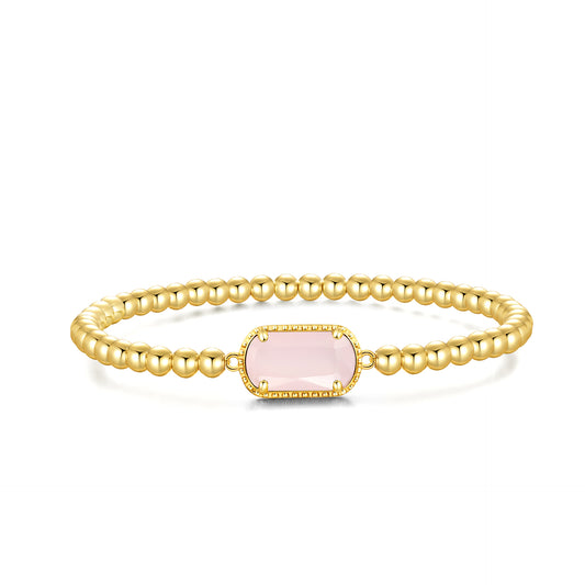 October·Light Pink Bracelet·Birthstone Bracelet