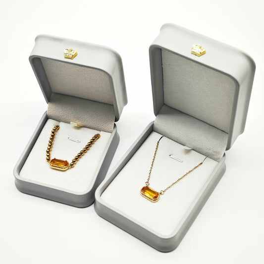 November· Golden Necklace and Bracelet·Birthstone Necklace and Bracelet Set