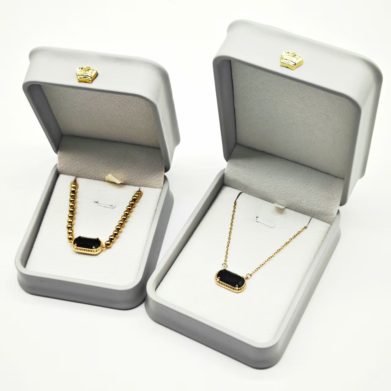 December· Black Necklace and Bracelet·Birthstone Necklace and Bracelet Set