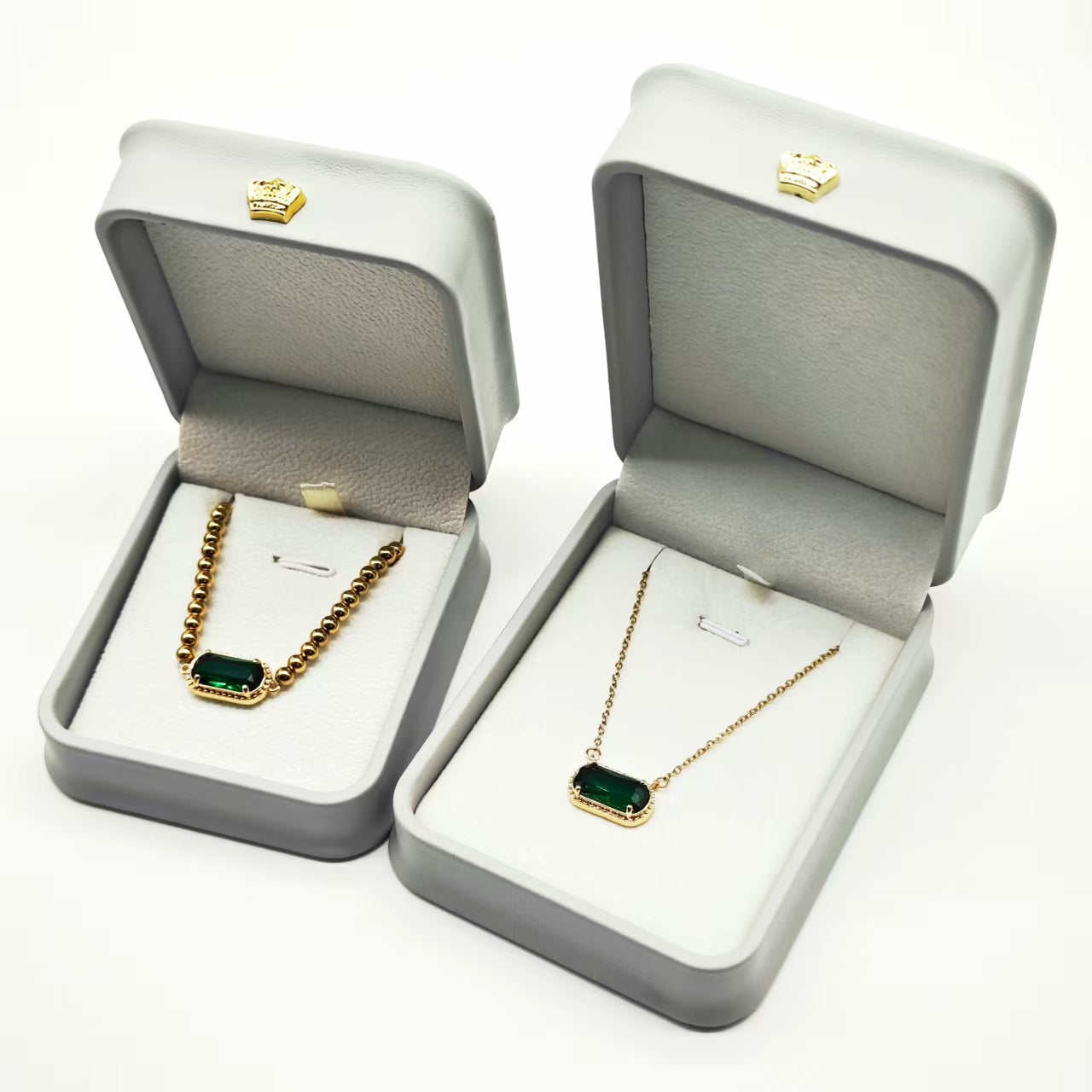 May·Emerald Necklace and Bracelet·Birthstone Necklace and Bracelet Set