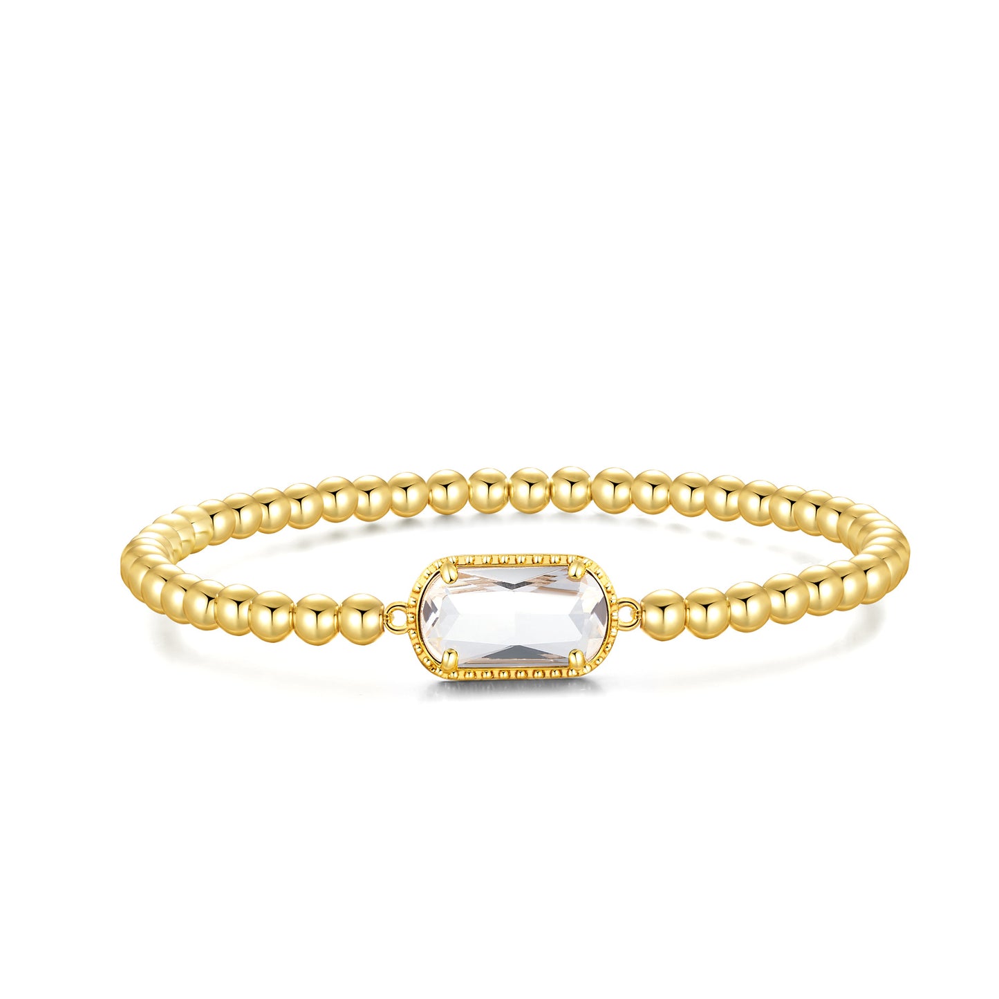 June·White Bracelet·Birthstone Bracelet