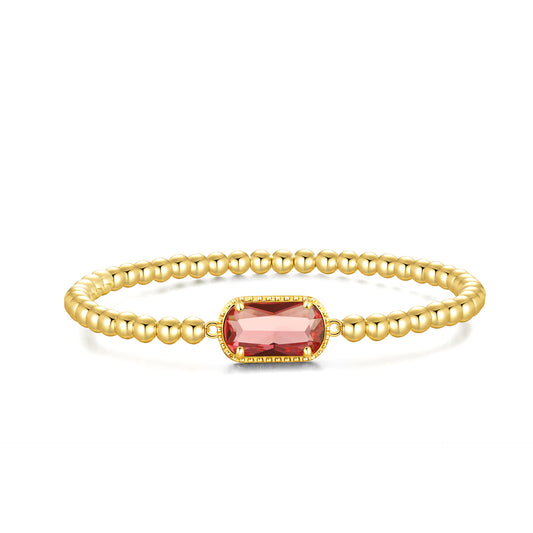 August·Scarlet Bracelet·Birthstone Bracelet