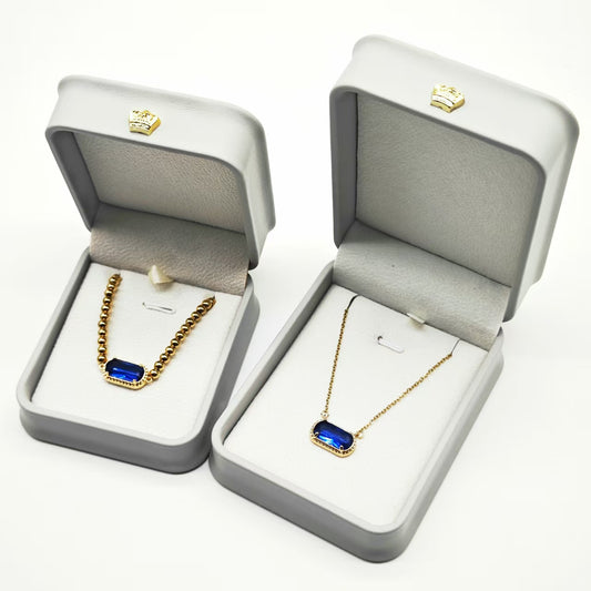 September·Dark Blue Necklace and Bracelet·Birthstone Necklace and Bracelet Set